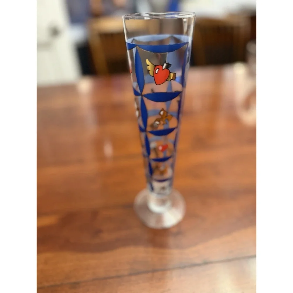 Rare Vintage Markus Binz, Ritzenhoff Tall Drinking‎ Glass